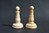 Antiek Engels benen schaakspel 'Northern Upright' ca 1830 - 1850